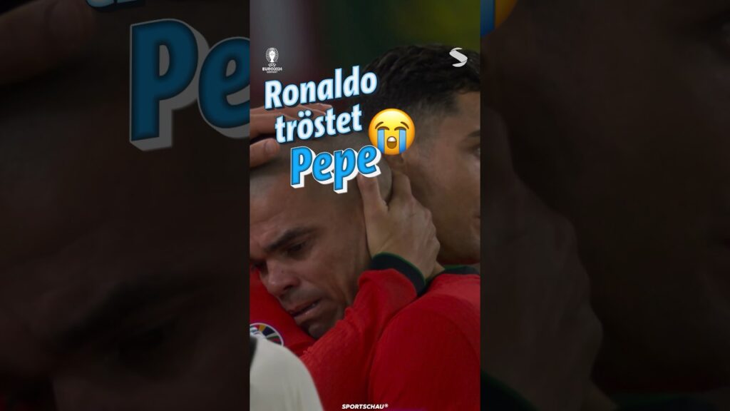 Ronaldo tröstet Pepe | Sportschau Fußball