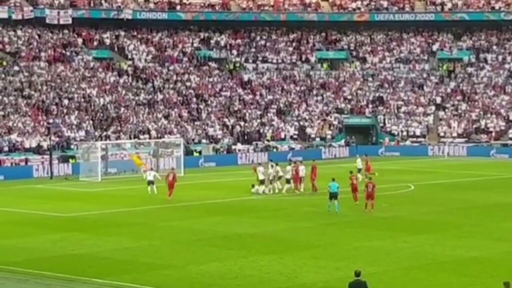 Damsgaard Free Kick Denmark