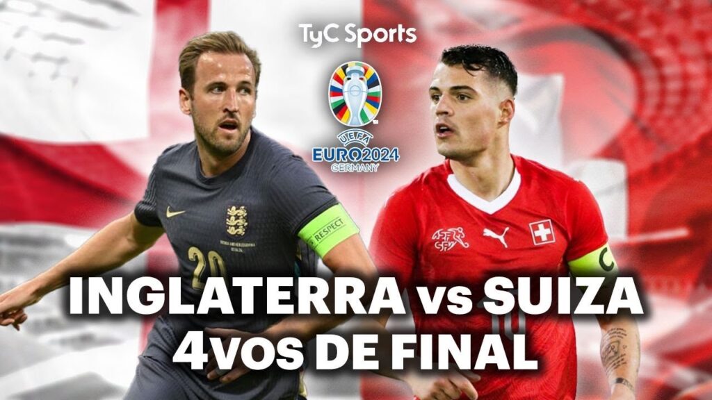 EN VIVO 🔴 INGLATERRA vs SUIZA | Eurocopa 2024 - Cuartos de Final  | Vivilo en TyC Sports