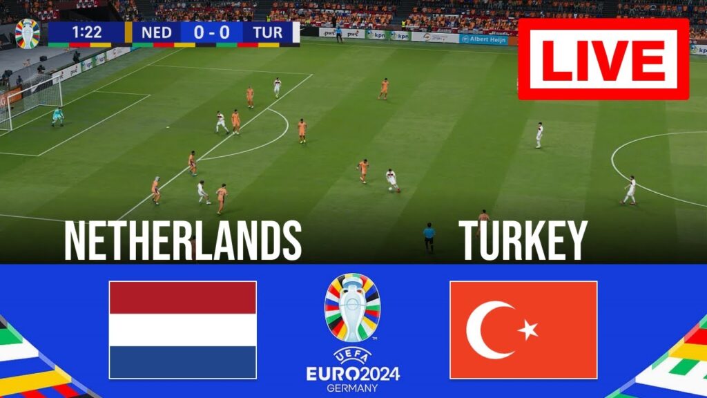 🔴 LIVE : Netherlands vs Turkey | UEFA Euro 2024 Quarter-finals | Full Match Streaming