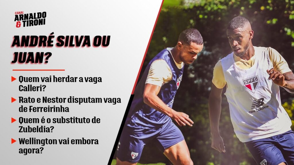 ANDRÉ SILVA OU JUAN? QUEM ENTRA NA VAGA DE CALLERI CONTRA O BRAGANTINO?