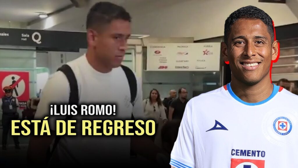Luis Romo REPORTA con Cruz Azul como NUEVO JUGADOR para el Apertura 2024