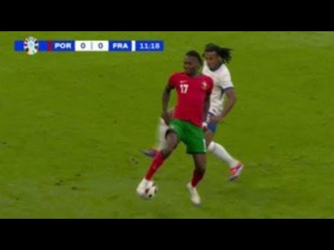 Rafael Leão back-heel pass, Portugal vs France (0-0) All Goals and Extended Highlights