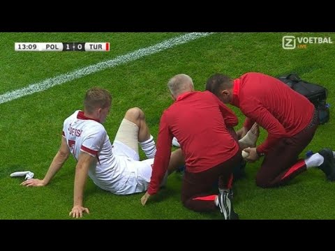 Karol Świderski - gol i kontuzja, Polska vs Türkiye (2-1) Wszystkie gole i skróty