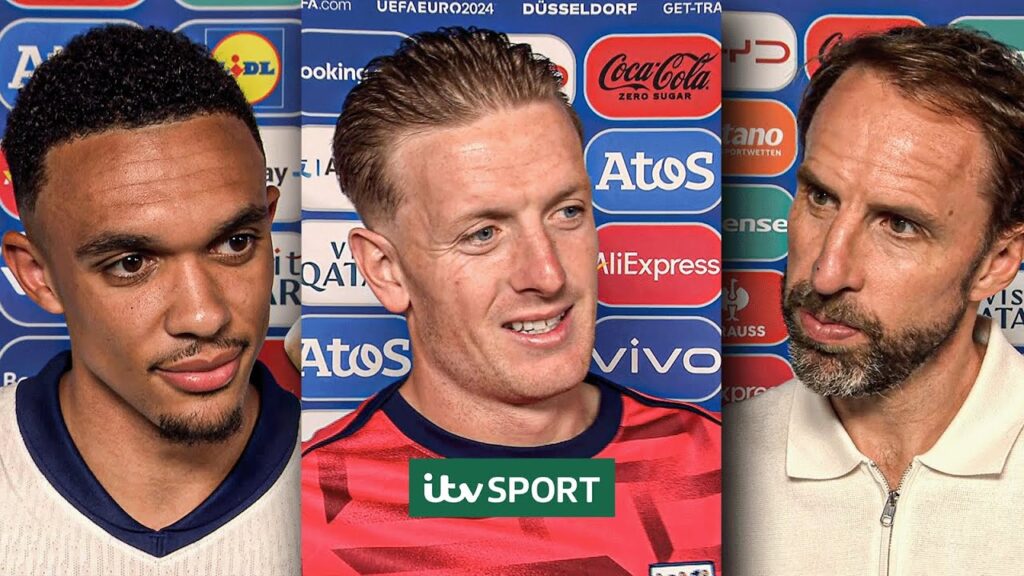 🏴󠁧󠁢󠁥󠁮󠁧󠁿 "We're two games away from something special" Saka, Trent, Pickford & Southgate | #EURO2024