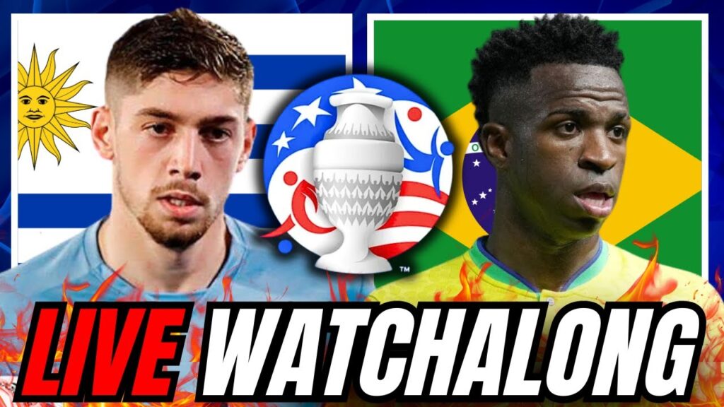 URUGUAY vs BRAZIL [ENGLISH] LIVE MATCH WATCHALONG | COPA AMERICA 2024 GROUP STAGE