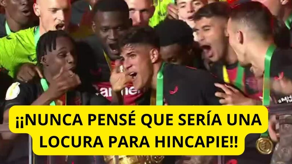 ASÍ FESTEJO PIERO HINCAPIE EL TITULO DE CAMPEON HOY EN ALEMANIA