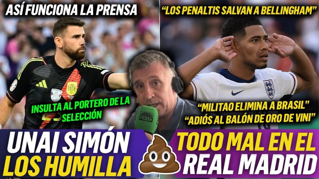 💥 SON BASURA: UNAI SIMÓN DEFIENDE a KROOS y FERNANDO BURGOS le ATACA