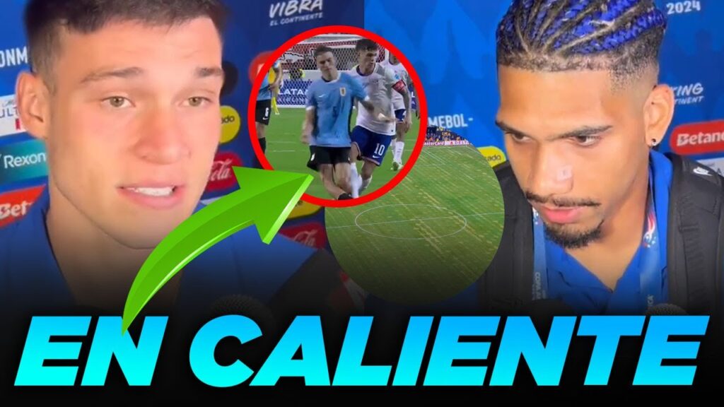 URUGUAY 1 EEUU 0 : DECLARACIONES POST PARTIDO * EL ENOJO DE RONALD ARAUJO Y LA " LESIÓN " de UGARTE