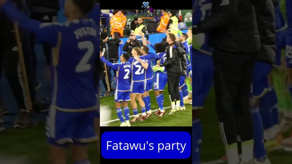 😁Fatawu's party LCFC v Southampton #shorts