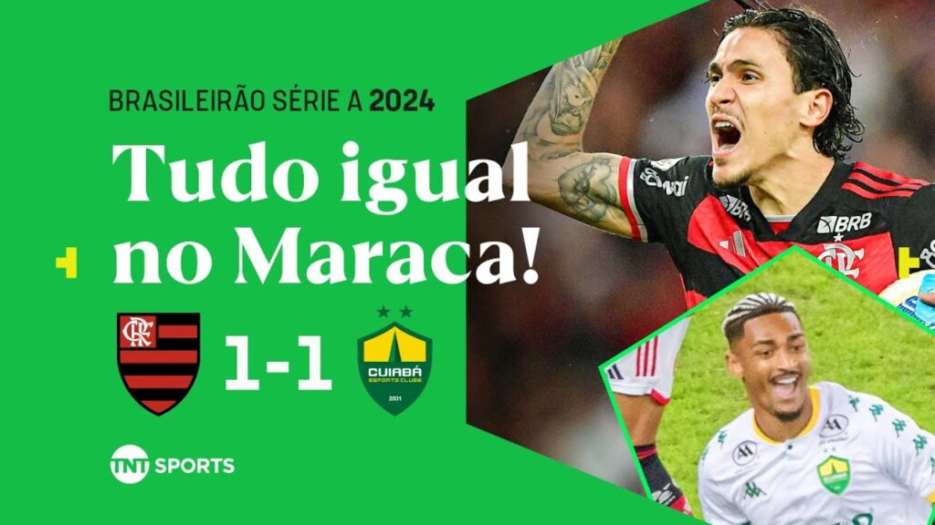 PEDRO CRAVA DE NOVO, MAS FLAMENGO FICA NO EMPATE EM CASA | FLAMENGO 1X1 CUIABÁ