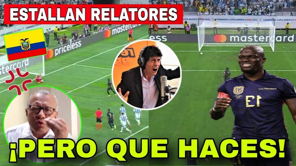 ¡ESTALLA PRENSA ECUATORIANA! 😱 al PENAL FALLADO de ENNER VALENCIA a ARGENTINA 🇦🇷