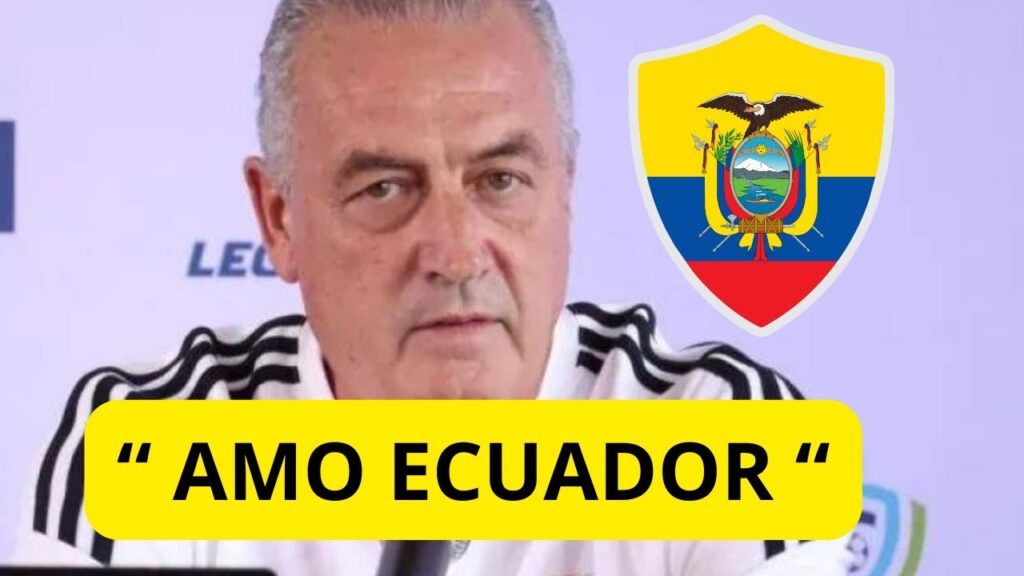 GUSTAVO ALFARO SENTIMENTAL con  ECUADOR , MIRA LO QUE EXPRESÓ DE LA TRI