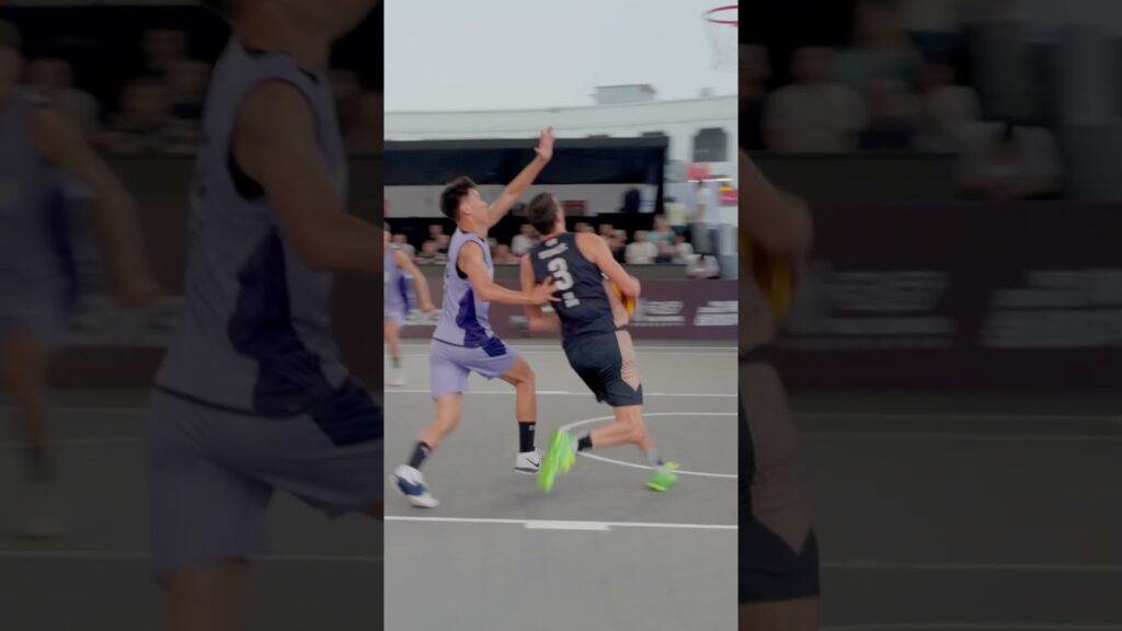 This angle from Strahinja's poster dunk 😤 #3x3WTWuxi #3x3WT #shorts