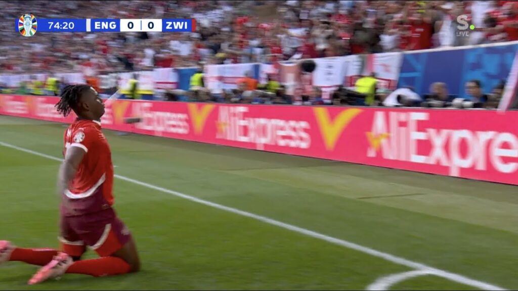 Breel Embolo Tor | England vs. Schweiz 0-1 Höhepunkte Tore | UEFA EURO 2024