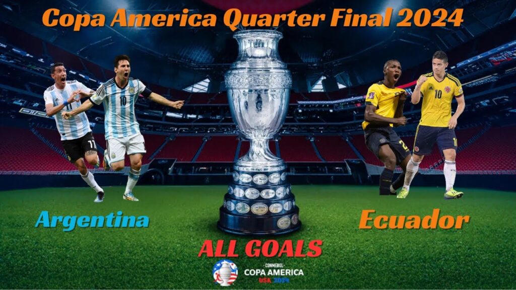 ALL GOALS | Argentina VS Ecuador Quarter Final | Copa America 2024