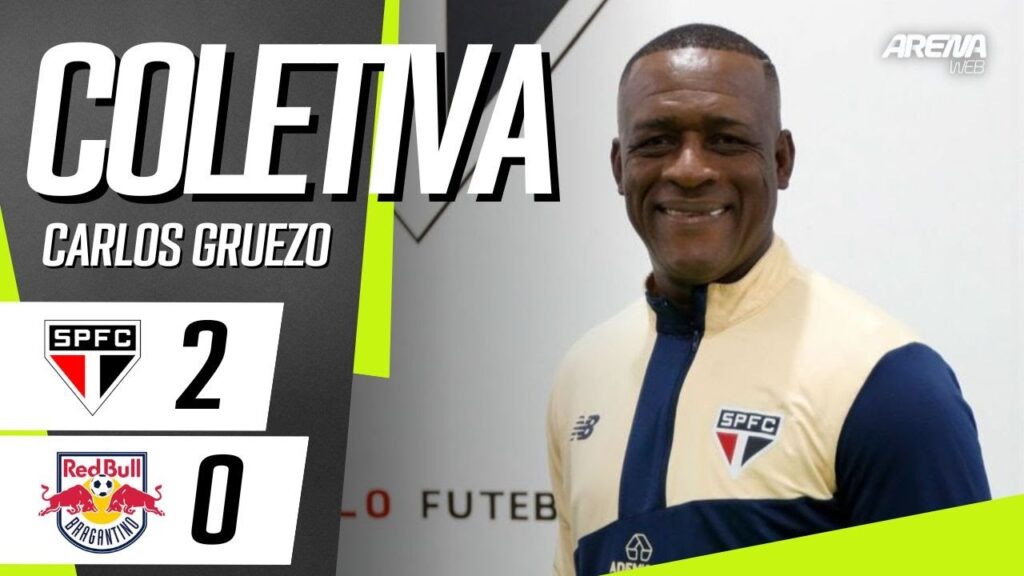 COLETIVA CARLOS GRUEZO | São Paulo 2 x 0 RB Bragantino - Brasileirão 2024