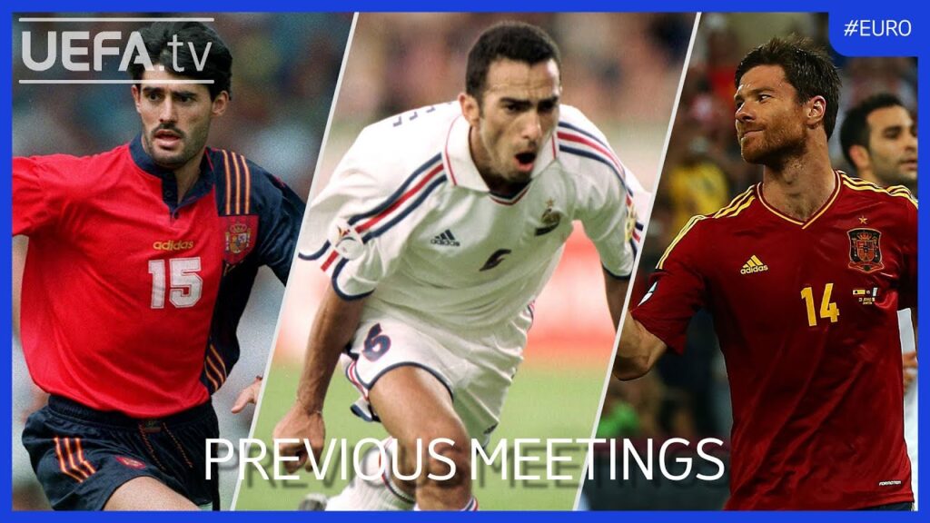SPAIN v FRANCE Previous Meetings | Caminero, Djorkaeff, Alonso...