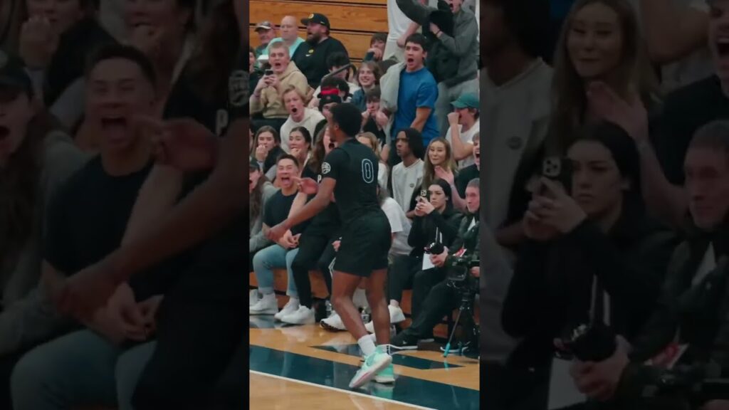 Bronny James with a BEAUTIFUL Chase-down Block like an Old Man...