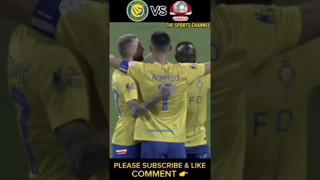 The Goat-Ronaldo Scores a Crazy Goal🔥| Saudi Pro League 2023 #Shorts