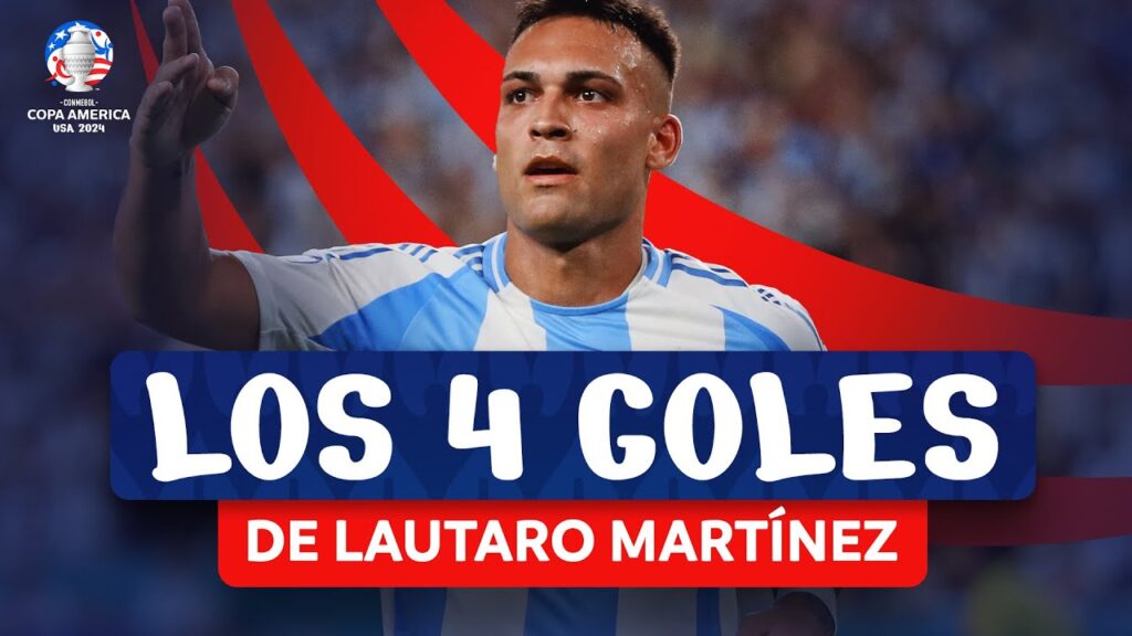 TODOS LOS GOLES DE LAUTARO MARTÍNEZ EN LA FASE DE GRUPOS | CONMEBOL COPA AMÉRICA USA 2024™