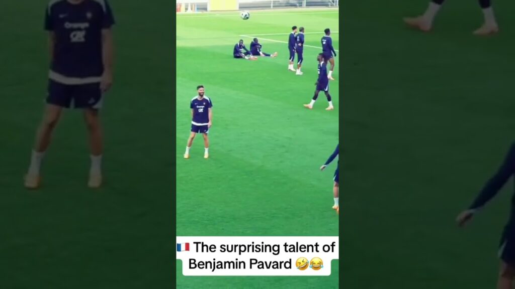 The surprising talent of Benjamin Pavard 🤣😂