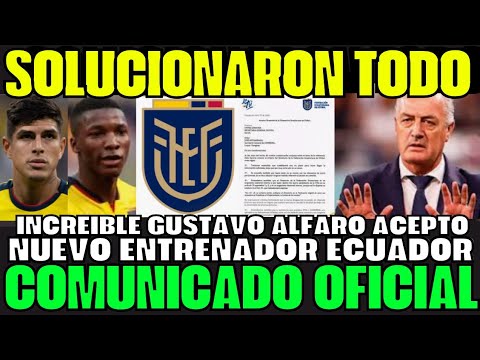 NOTICIÓN ECUADOR SOLUCIONÓ TODO CON GUSTAVO ALFARO Y DIERON COMUNICADO VOLVERÁ AL EQUIPO SORPRENDE