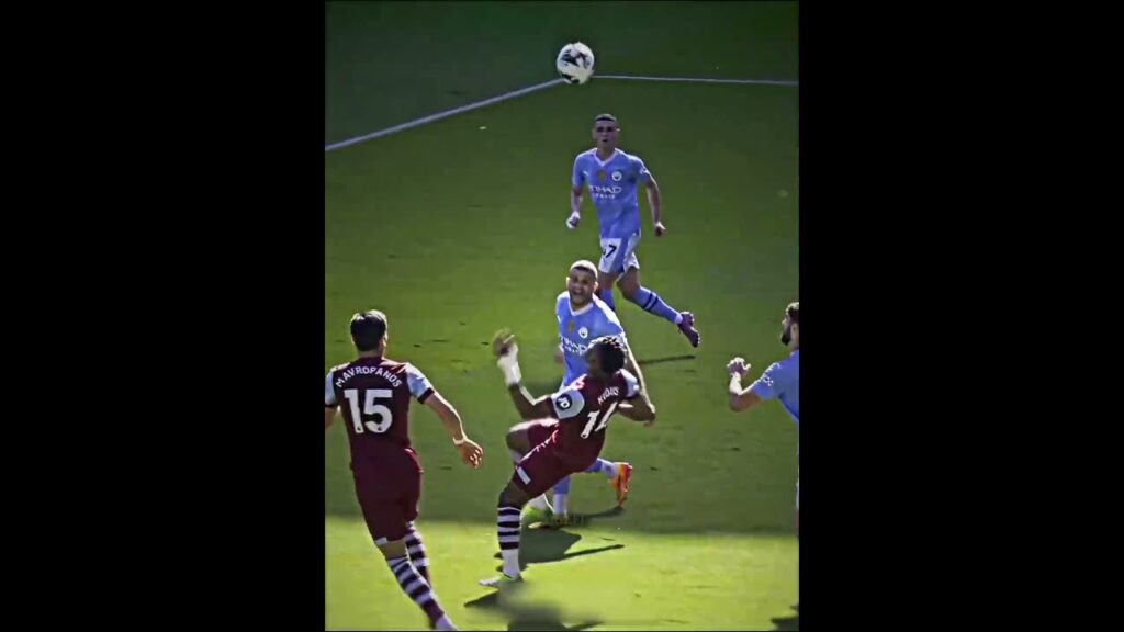 Pep's Reaction on Kudus Bicycle Kick 🤯😡  #football #manchestercity #westham #premierleague #edit #ae