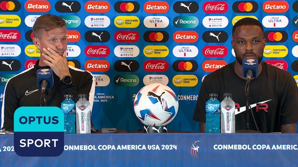 PRESS CONFERENCE: Canada's Cyle Larin and coach Jesse Marsch ahead of Argentina semi final