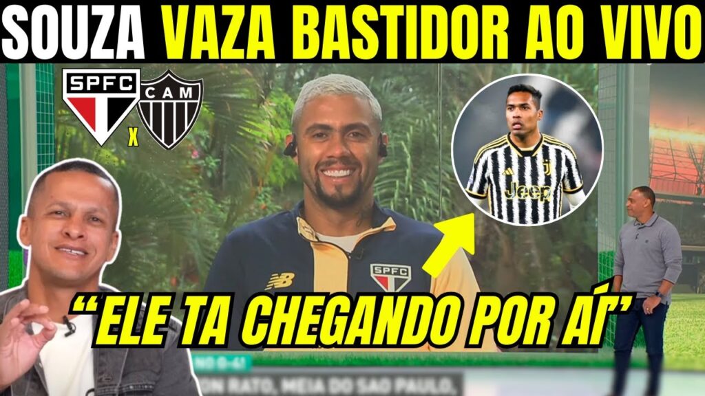 "ALEX SANDRO SERÁ O PRÓXIMO JOGADOR DO SÃO PAULO" DIZ SOUZA | RATO MUITO FELIZ | NOTÍCIAS DO SPFC
