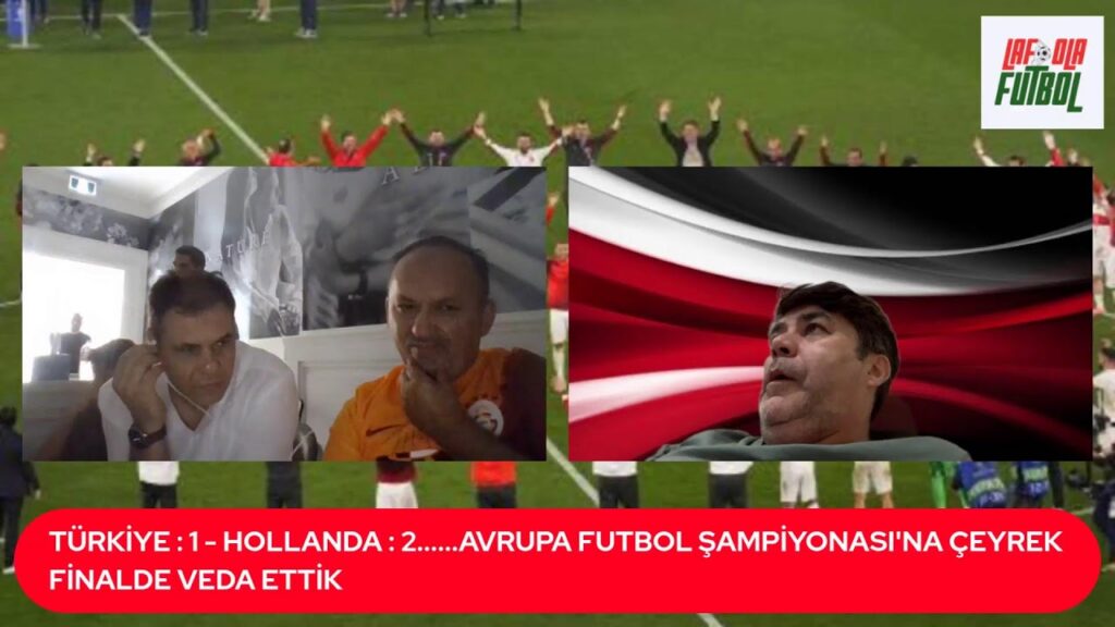 1918.Yayın TÜRKİYE :1 - HOLLANDA: 2....AVRUPA FUTBOL ŞAMPİYONASI'NA ÇEYREK FİNALDE VEDA ETTİK.