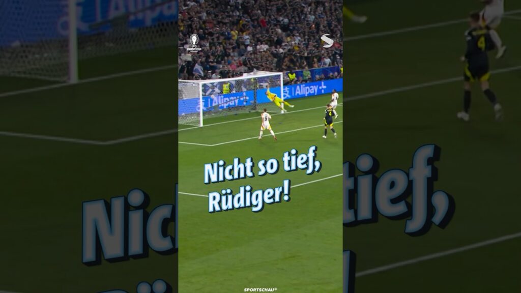 Wir konnten es uns nicht verkneifen😂 #Deutschland #Rüdiger #EM2024