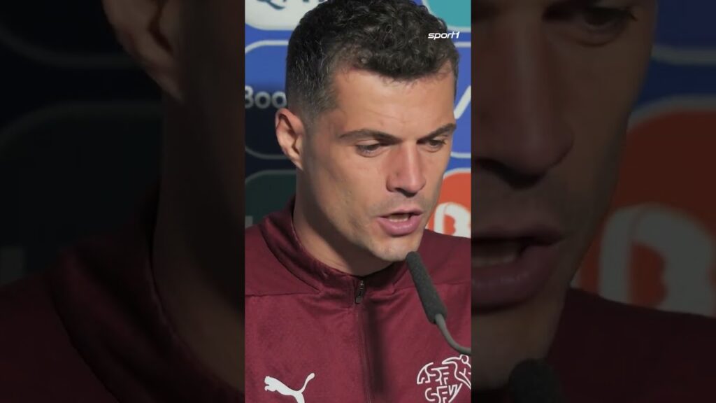 Xhaka spielt 120 Minuten mit einer Verletzung #shorts #euro2024 #fußball #xhaka #sport1 #sport1news