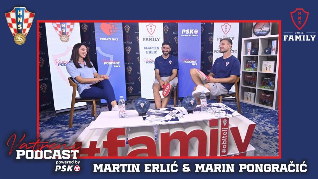 Vatreni podcast powered by PSK: Martin Erlić i Marin Pongračić