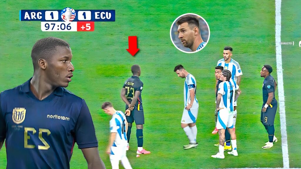 la NUEVA POSICIÓN de MOISÉS CAICEDO con la que DOMÓ a MESSI y ARGENTINA en la COPA AMÉRICA