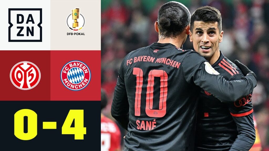 Cancelo direkt mit Traum-Assist! Bayern schießen Mainz ab: Mainz - FC Bayern 0:4 | DFB-Pokal | DAZN
