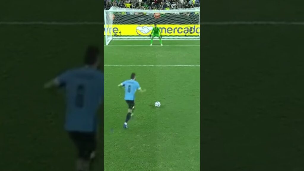 Rodrigo Bentancur Penalty Uruguay vs Brazil Copa America #shorts #copaamerica #uruguay #tottenham
