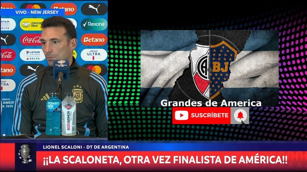Argentina Finalista de La Copa América, Habló Lionel Scaloni tras la nueva Final Conseguida