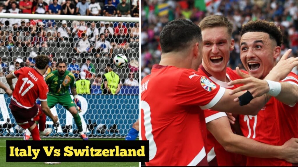 Ruben vargas & Freuler goal Vs Italy | Italy Vs Switzerland 2024 Euro Highlights|