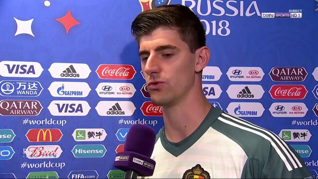 Thibaut Courtois critique l'équipe de France (France vs Belgique - Coupe du Monde 2018)