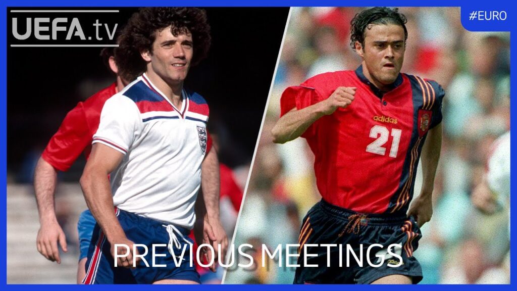 SPAIN v ENGLAND Previous EURO Meetings
