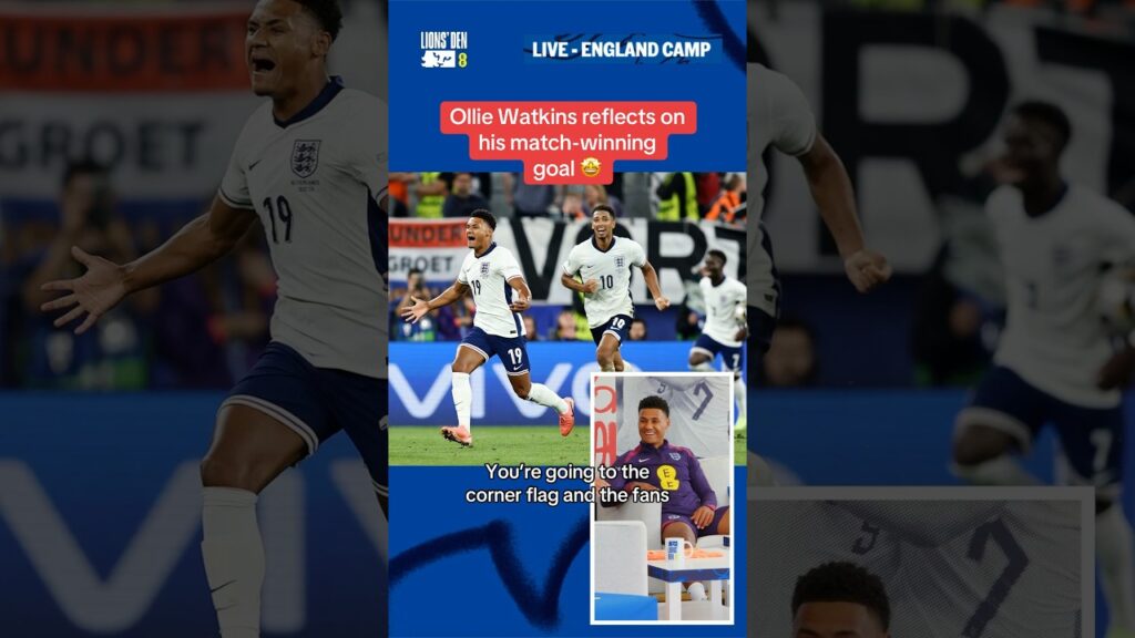 Watkins Talks About His 90th Minute Winner! #euro2024