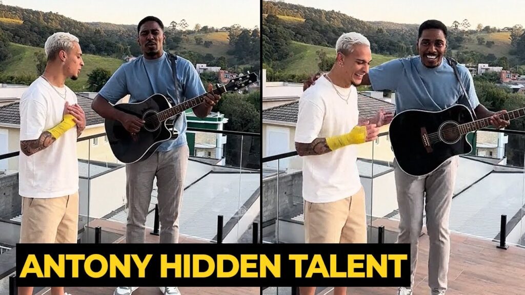 Antony show off hidden talent as SINGER and fans say he’s finding another job already | Man Utd News