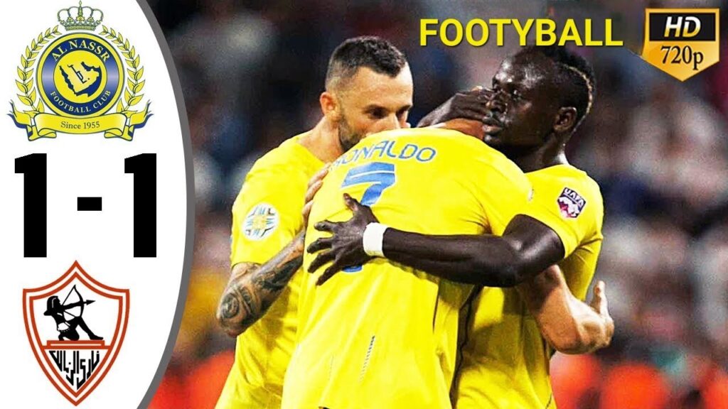 Zamalek vs Al Nassr 1-1 | SADIO MANÈ DEBUT | All Goals And Highlights | Champions Cup 2023