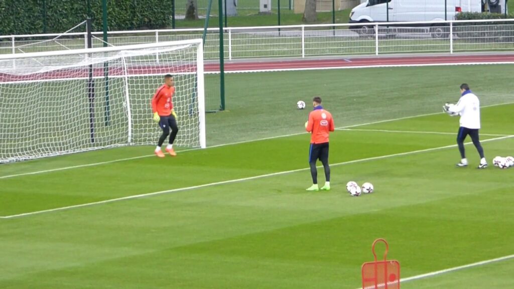 Alphonse Areola ● Benoît Costil ● Training goalkeepers French Team