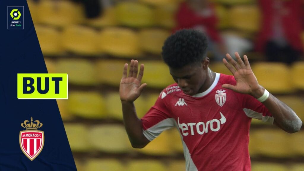 But Aurélien TCHOUAMENI (36' - ASM) AS MONACO - FC GIRONDINS DE BORDEAUX (3-0) 21/22