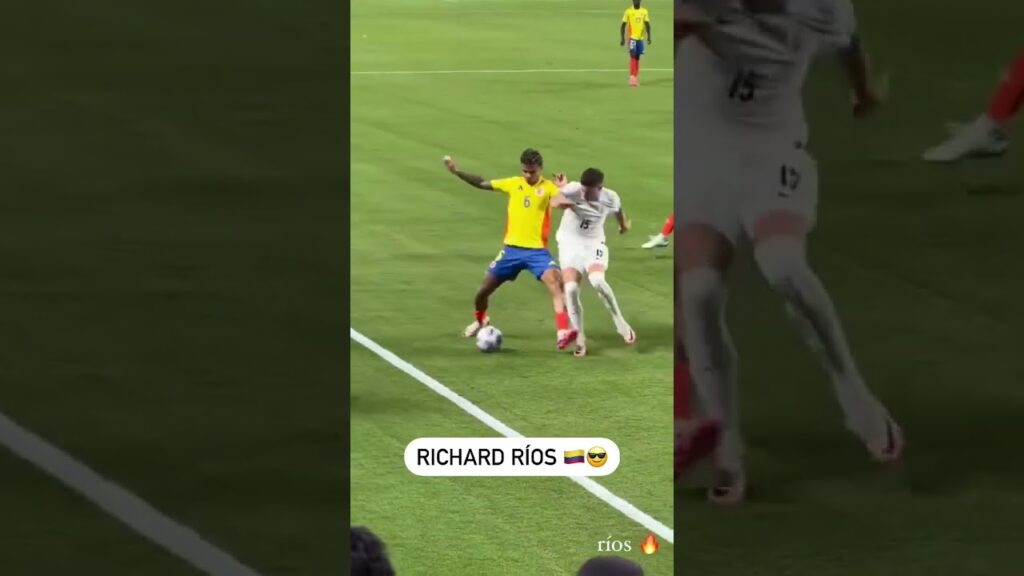 LA BRUTAL JUGADA DE RICHARD RIOS A FEDERICO VALVERDE - COLOMBIA VS URUGUAY 2024
