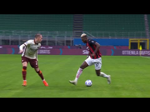 Rafael Leao highlights vs. Roma | Two incredible assists