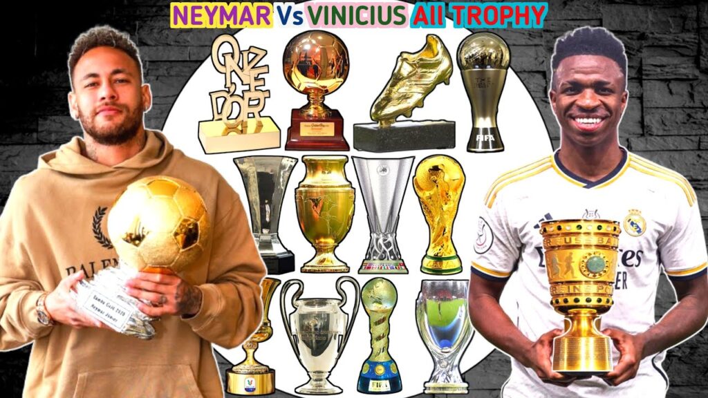 Vinicius Junior Vs Neymar Jr All Trophy • TF FOOTBALL • Copa America,Premier League,La Liga,UCL,Etc