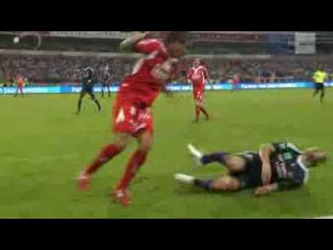 Not for the nervous!!! Axel Witsel breaks a foot of Vasilevki.